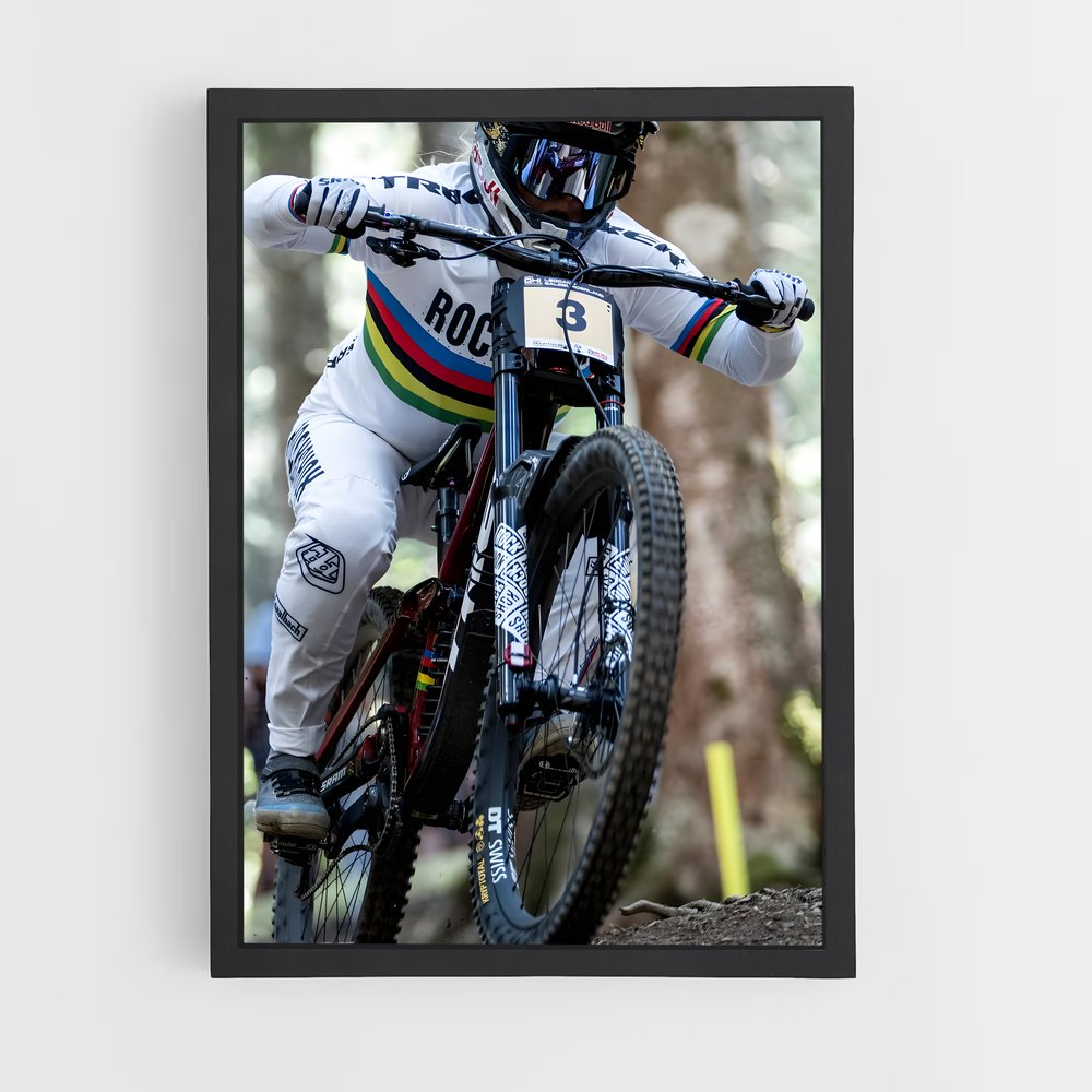 Poster Ride the Wild Trail – affiche Cyclisme (vue 2)